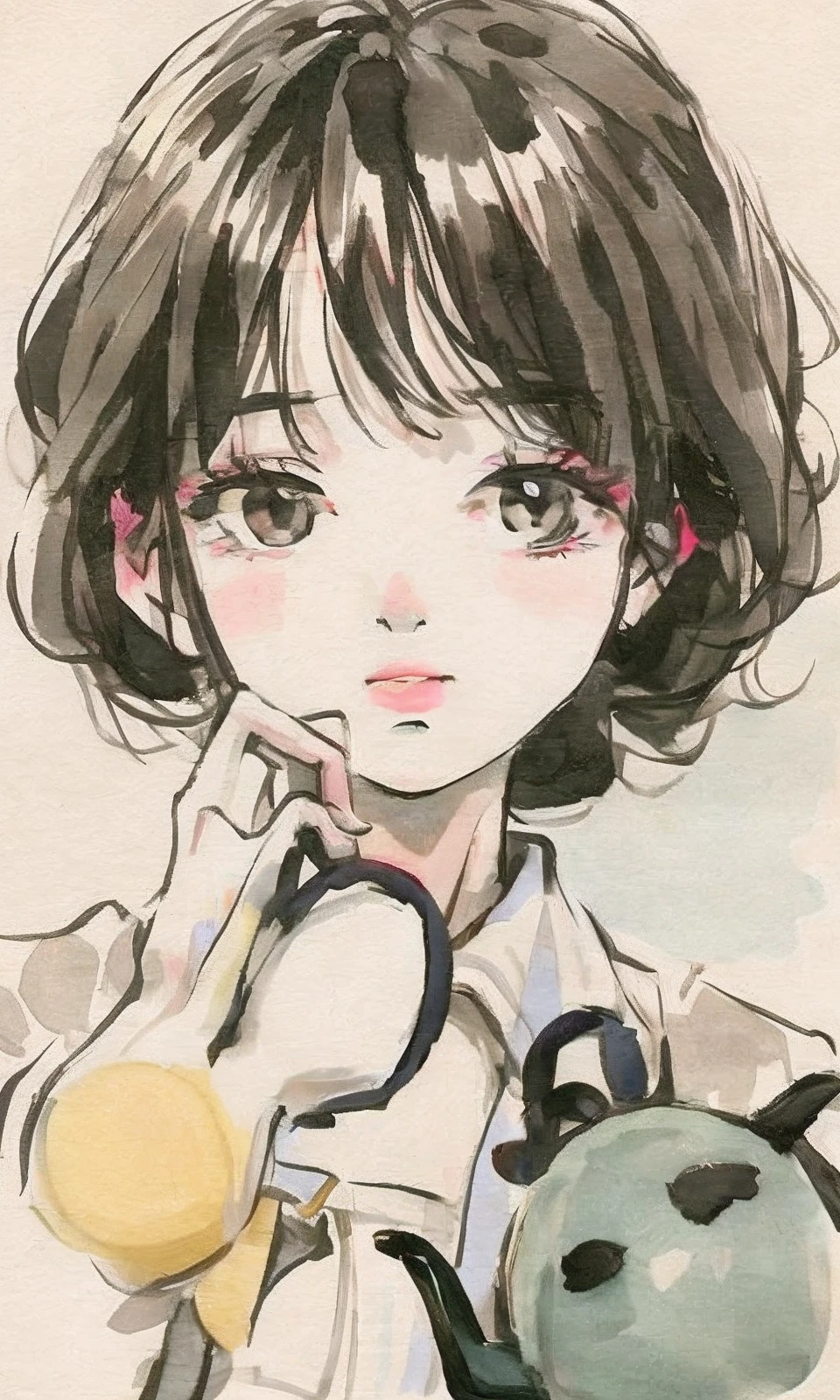 The teapot is broken,Beautuful Women*weeping