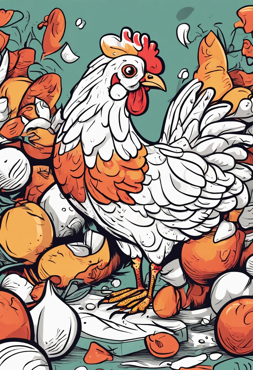 You will try your best to design a cute、Lively cartoon chicken image,And with powerful lines and bright colors,to highlight the vitality and character of the brand。
Below is a description of the preliminary design:
There is an image of a cartoon chicken in the center of the logo,It can have a bright feather color,Probably orange、Yellow or red, etc。The image of the chicken can be in a standing position,Show a sense of confidence and strength。Eyes can be large and bright,Show an expression full of curiosity and energy。Feathers can be expressed by lines,Show details in a simplified way。The image of a chicken can stand on a simple pedestal,It can have the brand name "Fried Chicken Man" on it,Use modern、Powerful fonts,Goes well with the image of the chicken。