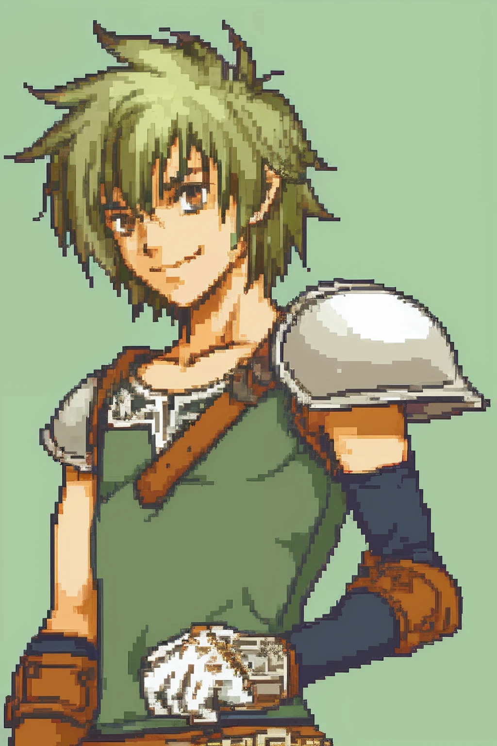 Huge muscles,Huge erect penis,Claude,Intense ,armor,Red Bandana,Green Globe,Hero Suit