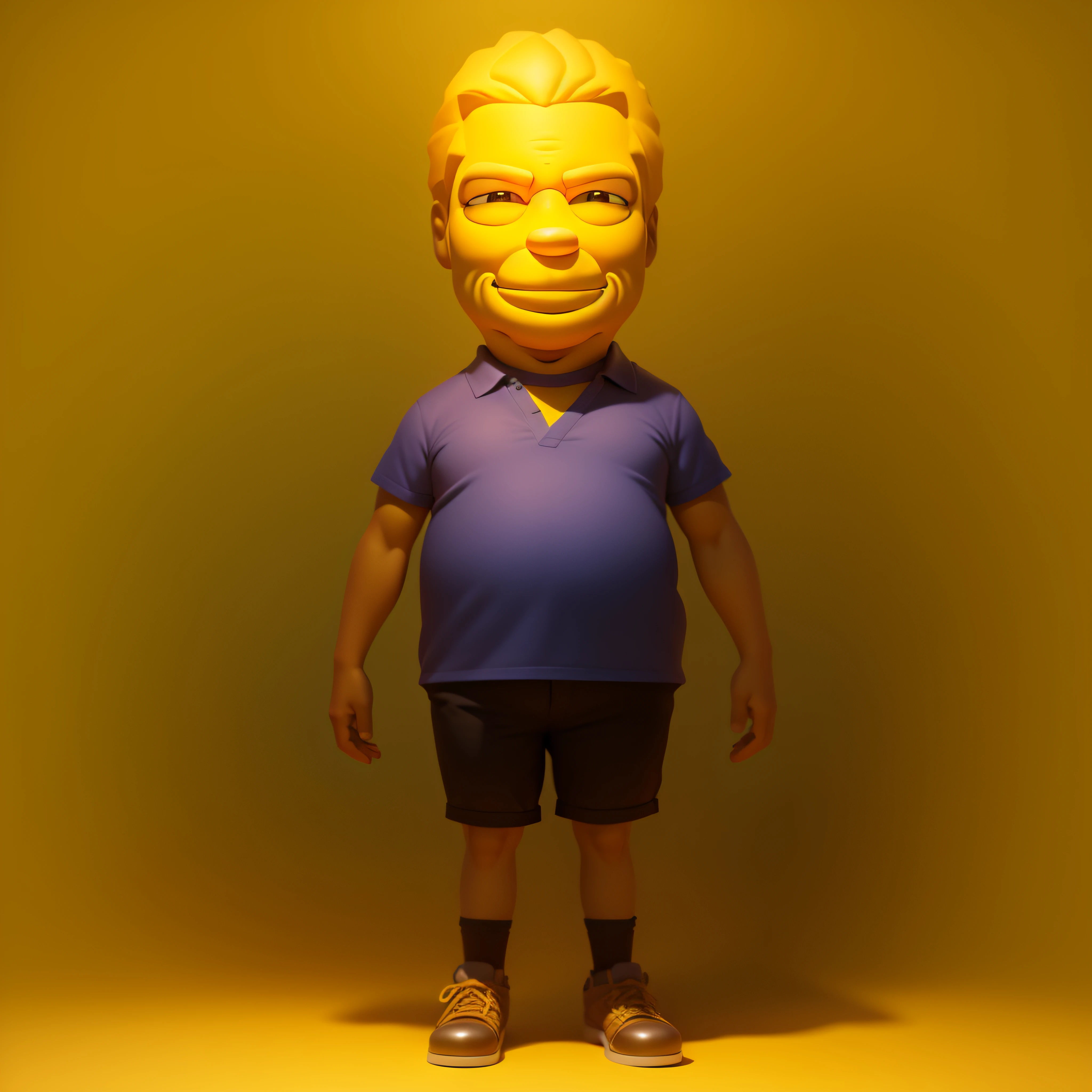 Esse desenho se tratar de um desenho parecido com o desenho dos simpson , quero esse desenho em 3d ultra realista