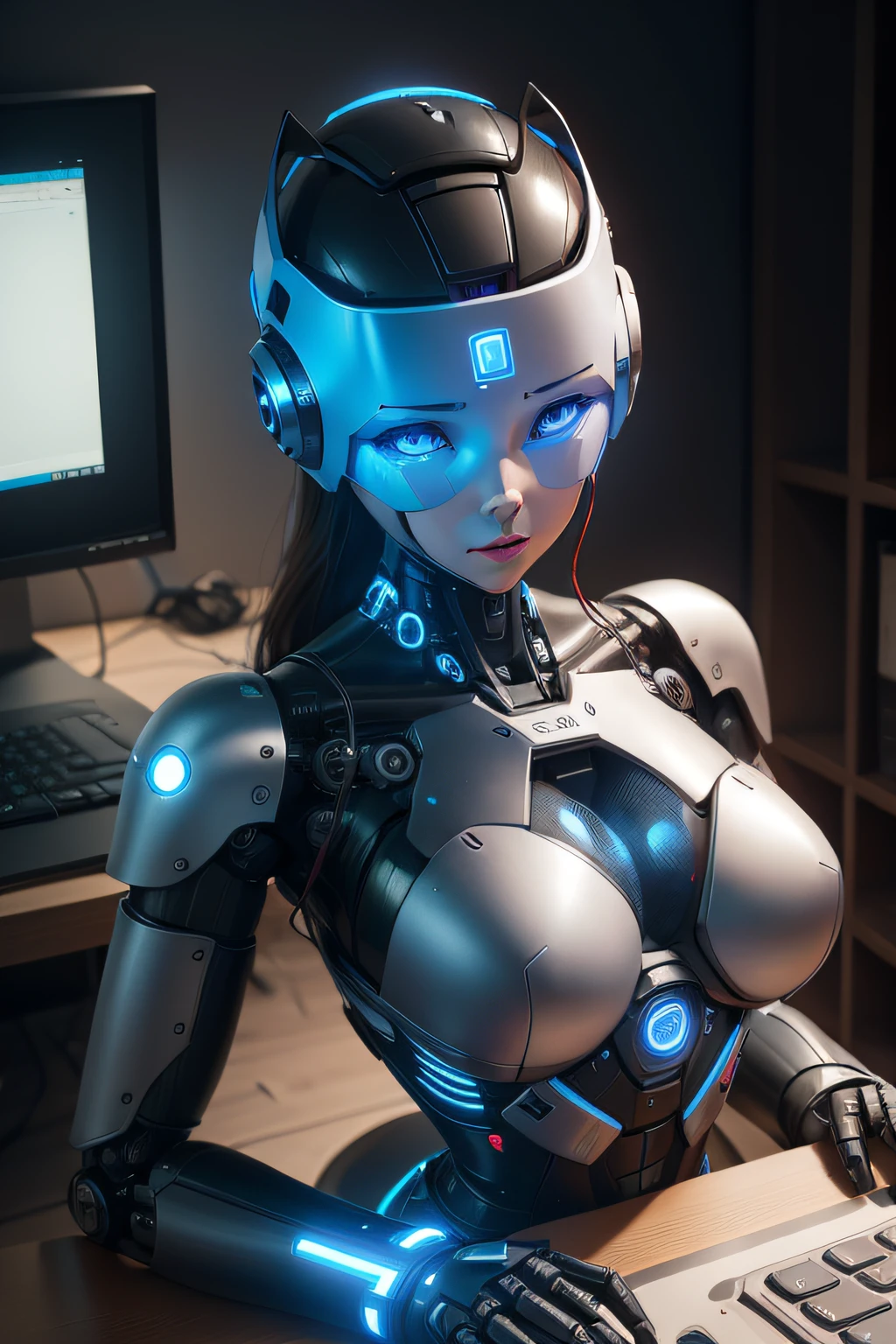 Generate a robot with artificial intelligence