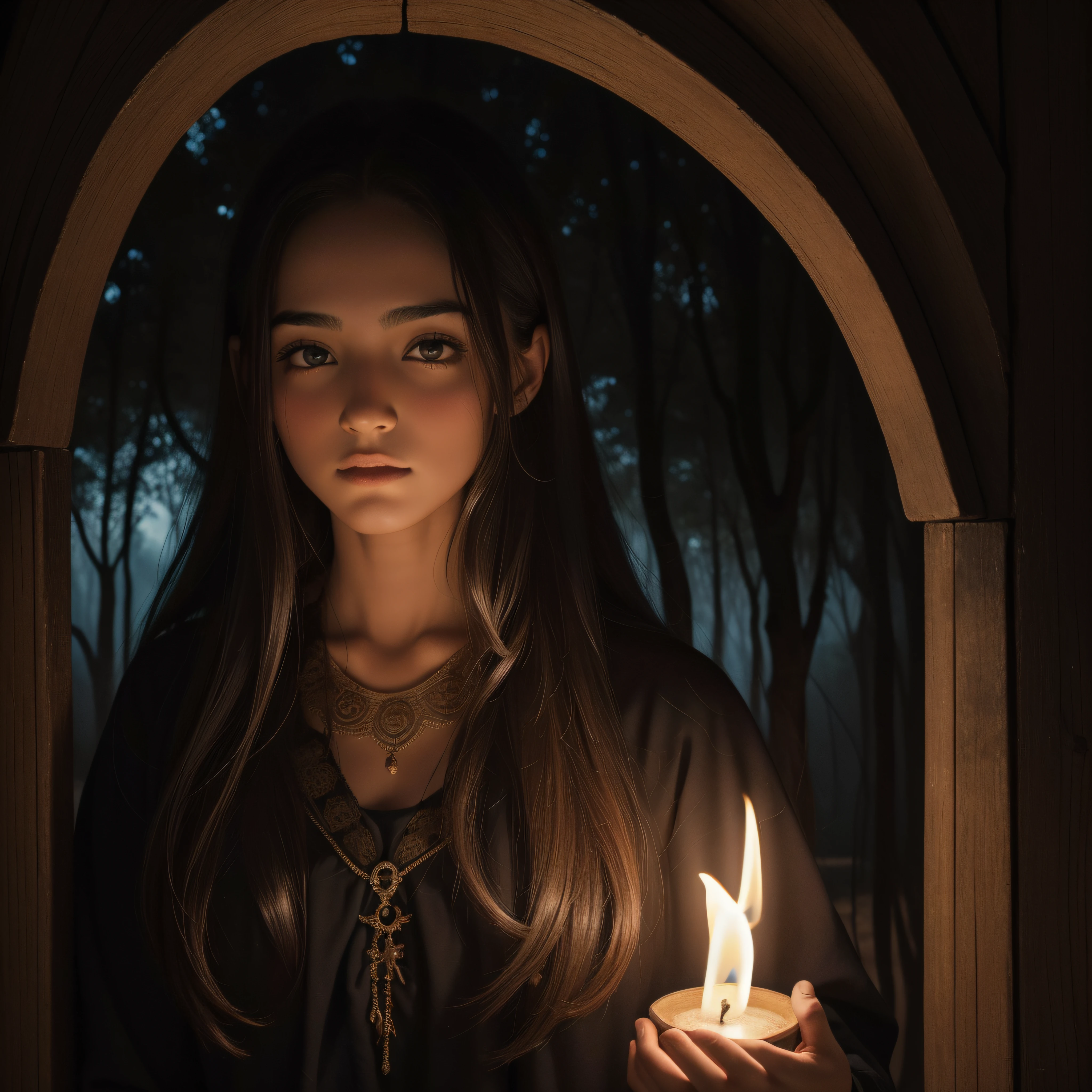 (extremadamente detallado, obra maestra, La mejor calidad, foto antigua, principios de siglo) rostro con piel de babosa, una linterna directa lo ilumina, bosque de noche. plano cercano. sangre por el suelo.
