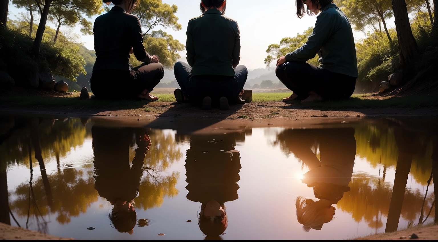 imagens da natureza, People in prayer and moments of reflection