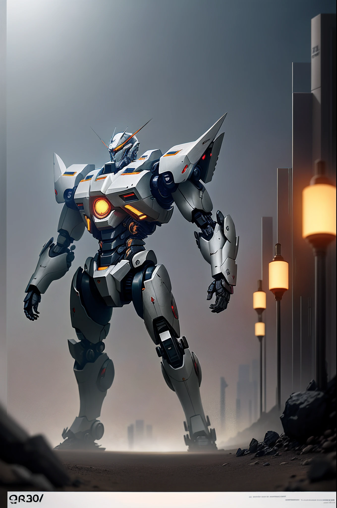 Mecha de insetos, corpo inteiro, Movie Lighting, advertising poster, octane rendering, Moody Lighting, octane rendering, --AR 3:4 --Niji 5 --S 40