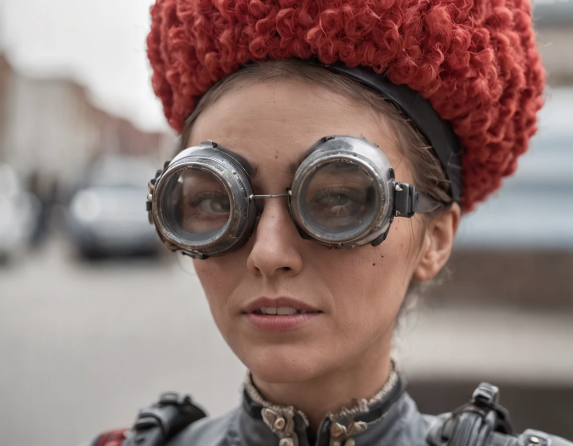 a woman with glasses and a bomb on her head, head exploding, segurando uma bombaa, Bombaaa explosion, ( ( ( ( ( bomba, detective had it in his head, helmet instead of a head, crack head, head up, Pill Head, detonation, Hgrenades, an ahoge stands up on her head, usa explosivos,