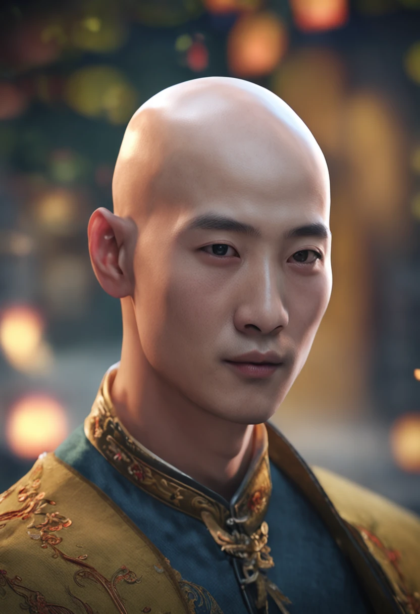 Male bald head Xiao Zhan