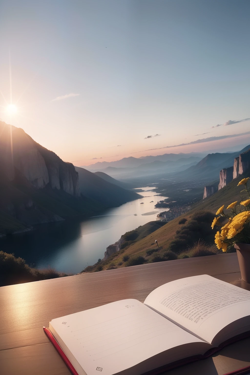 A picture of an open gratitude journal with a pencil resting on it, surrounded by small flowers, a cup of tea or coffee, y una puesta de sol suave en el fondo. This image evokes the idea of taking a quiet moment to reflect and appreciate the little things in life., que es el tema central de tu canal.
Make sure the image is sharp and attractive, con un equilibrio visual que sea agradable a la vista. Furthermore, Make sure your channel title text is legible and prominently placed on the thumbnail.
Remember that attractive thumbnails can help increase your channel's visibility and attract more viewers.