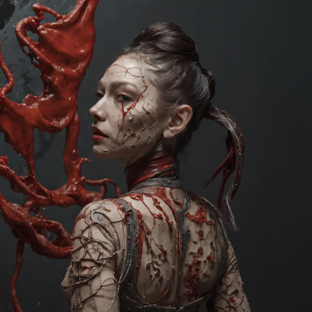 UFC, Cybernetic Implant Wires, No estilo de Adrian Ghenie Esao Andrews Jenny Saville, Surrealismo Dark Art de James Jean Takato Yamamoto e BLII Sienkiewicz, trending on ArtStation, foco nítido, Studio photo, detalhes intrincados, altamente detalhado, Directed by: Greg Rutkowski, detalhes intrincados do rosto, TM Ninja, TM Samurai, poster style, Icons, cores vibrantees, estilo vetorial, arte digital, 4k, detalhes intrincados, Hipnotizante, feito profissionalmente, Beautiful vector illustration, 12k resolution, ..3d, todos os caracteres em corpo inteiro detalhado, altamente detalhado, vibrante, Ultra alta qualidade, hiper-realismo, fotorrealismo, octan render]