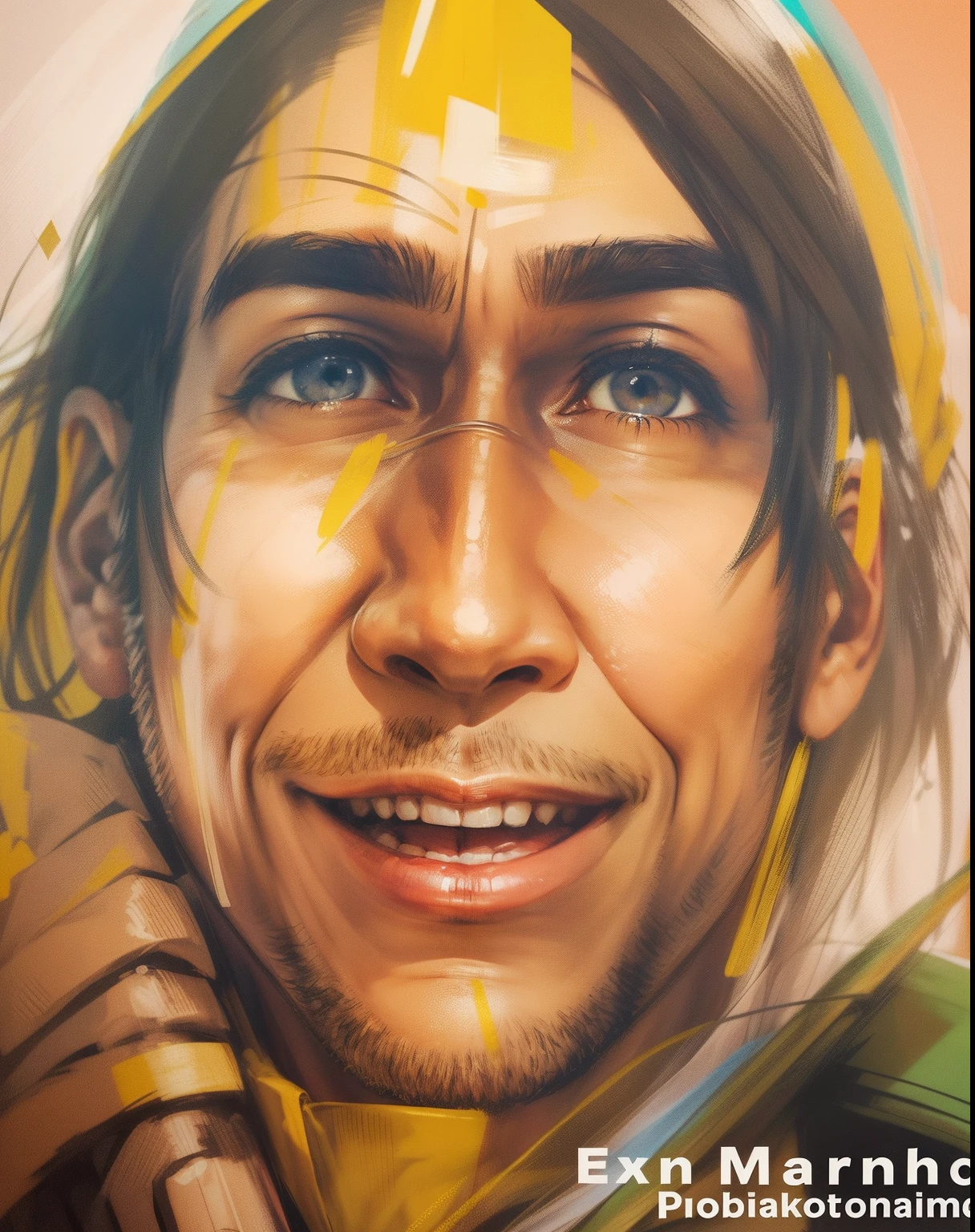 Homem , sorrindo
