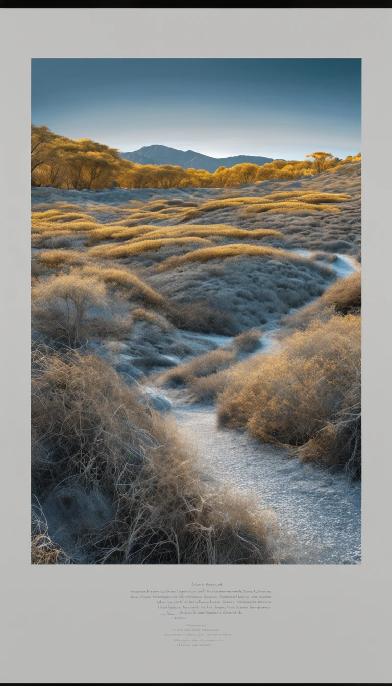 Photorealistic landscapes symbolizing entrepreneurial growth. Imagine winding roads, branching trails, or sprawling fields. Color with shades of Light Blue (#ADD8E6), Sky Blue (#54C9E3), and touches of Gold (#FFD700). Capture the depth and mood akin to Sebastião Salgado's imagery. Background options: Day (#FAFAFA) and Night (#1C1C1E). Render with hyper-realistic effects using Cinema 4D at 4K resolution