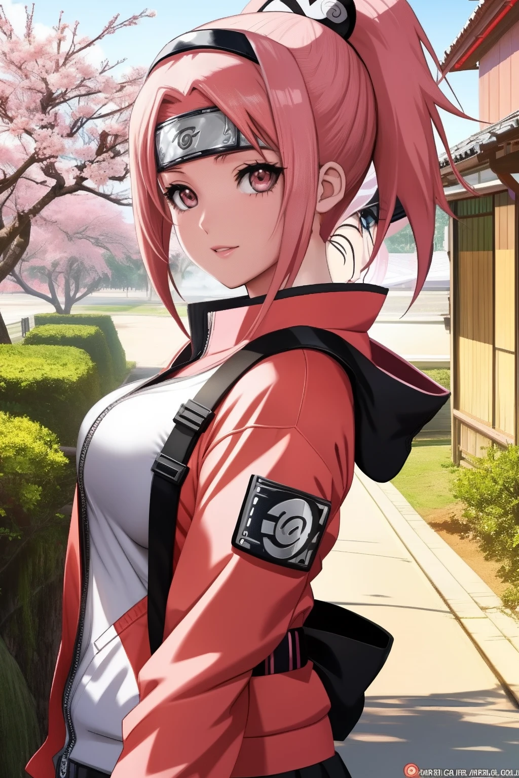 Sakura do Naruto linda perfeita gostosa nua peito grande