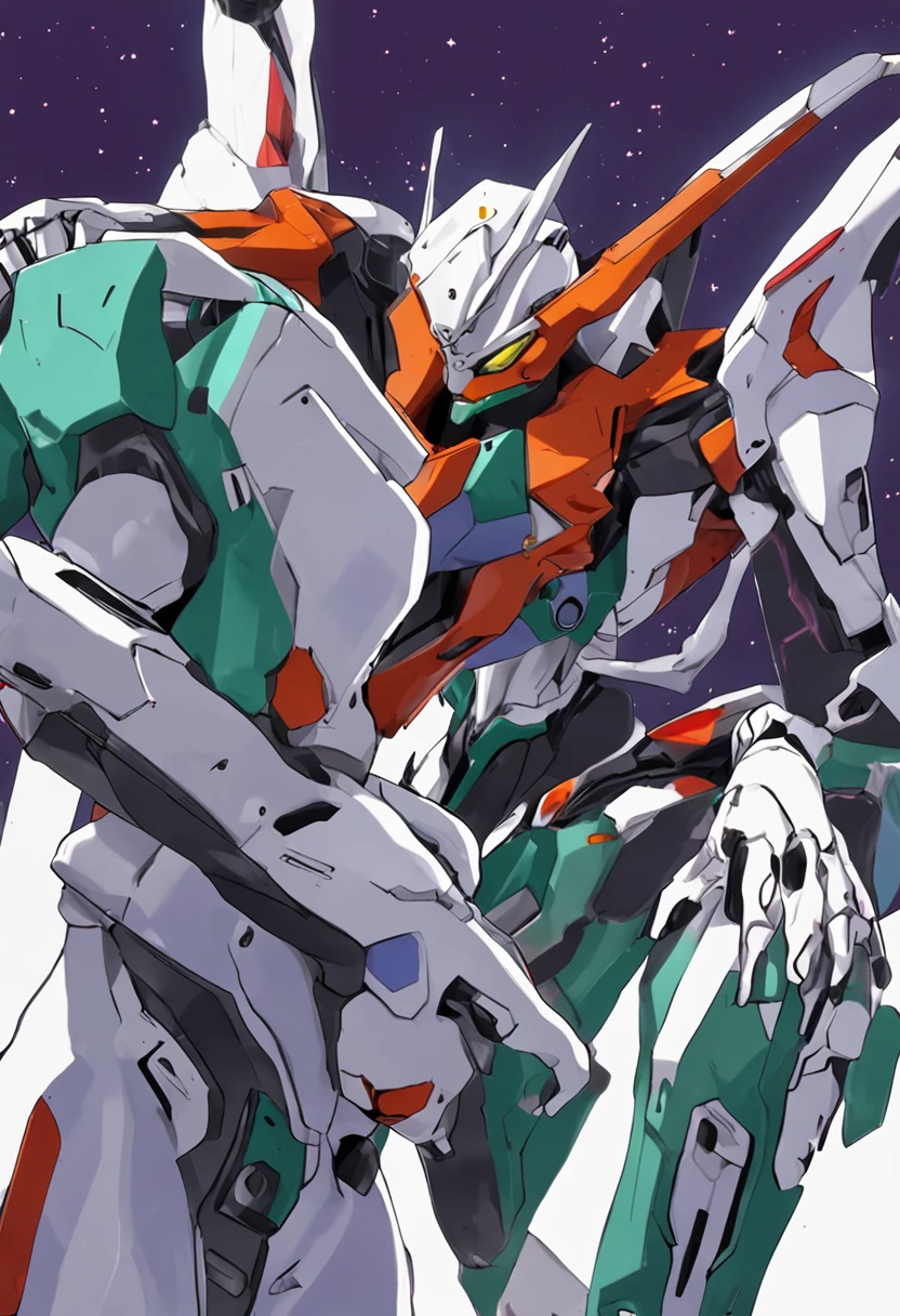 Rei de evangelion jovem com cabelos prateados lutando contra uma Eva, Evangelion, anime, Rei Ayanami, assustador