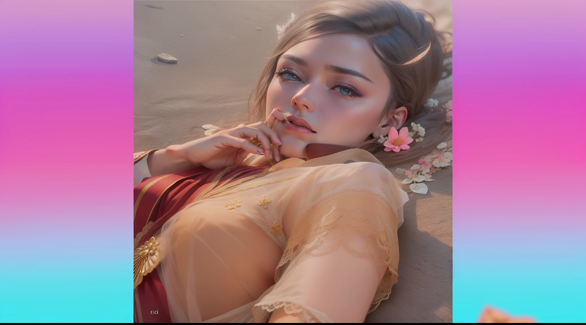 Not ai model only realistic image, weading type