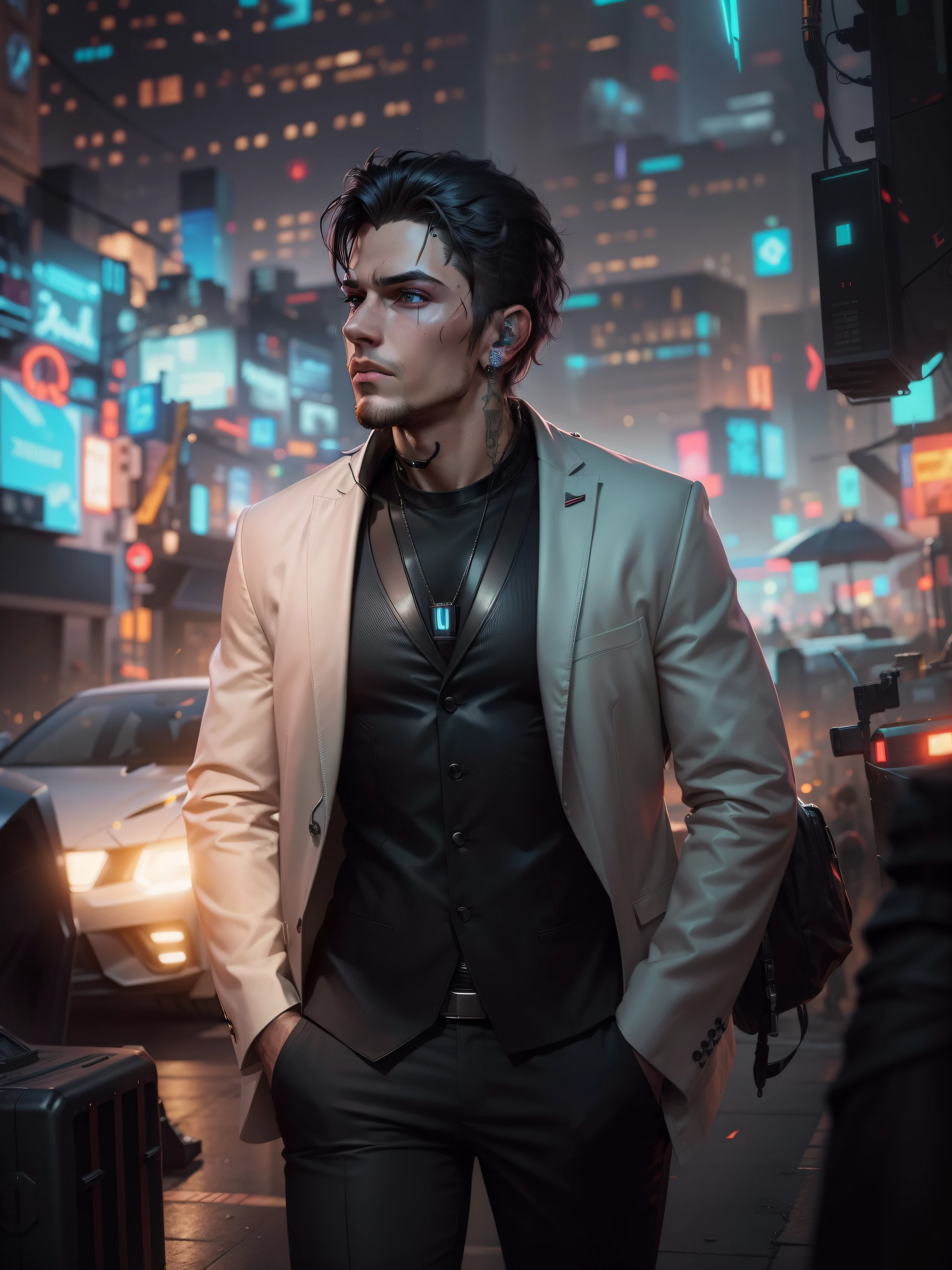 Change Background cyberpunk,handsome boy,realistic face,8k,ultra realistic