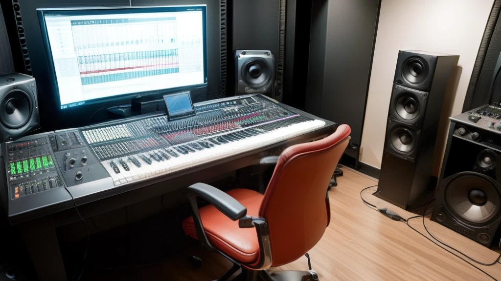 A recording studio