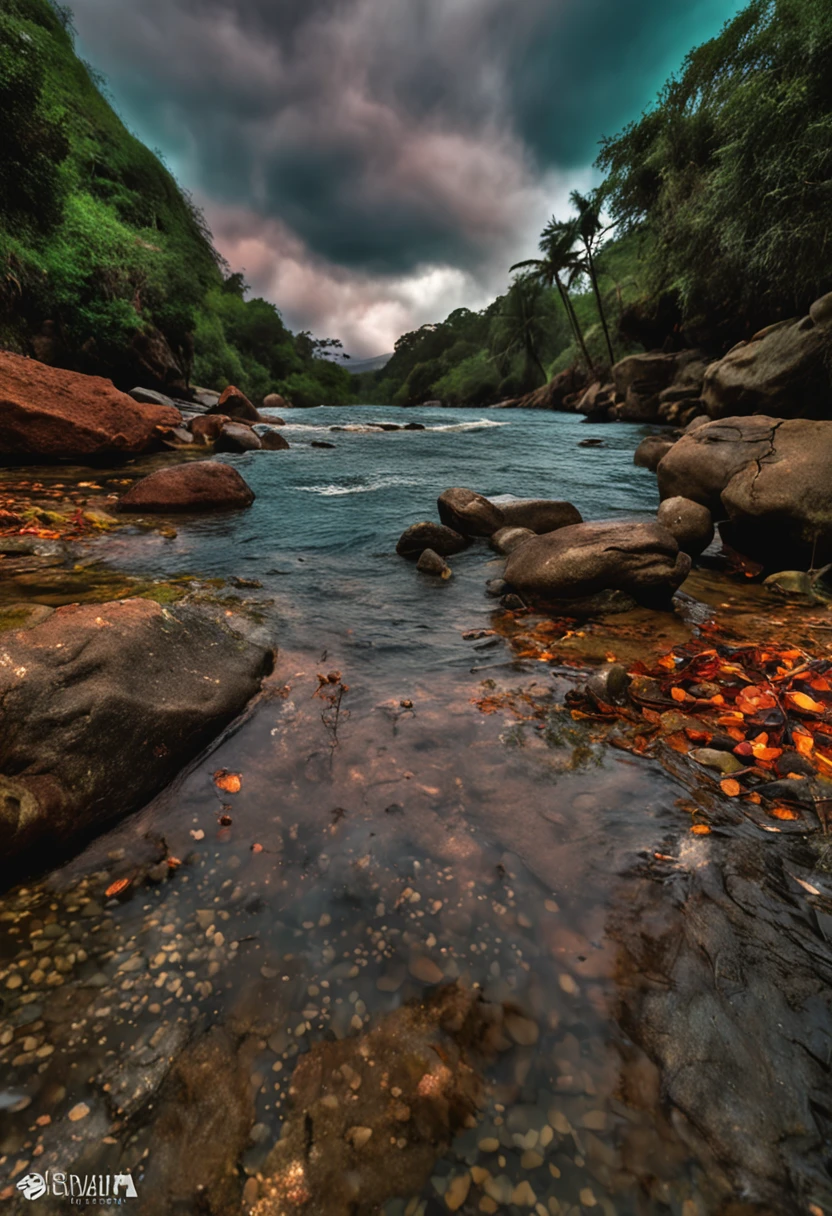 uma imagem recliando o diluvio