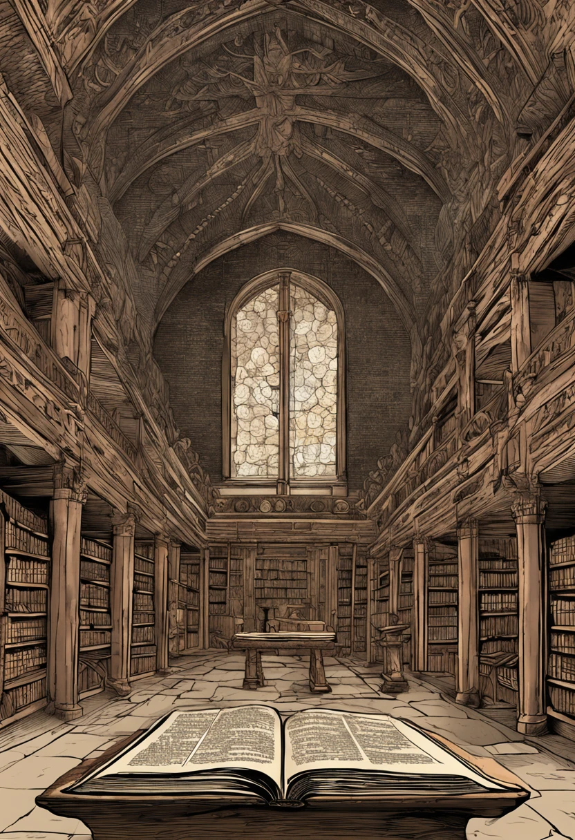 "Please, Create high-resolution images of the Bible that capture the awe and spiritual significance of this book of scripture. Images should convey the historical and religious importance of the Bible, Present it with dignity and respect. Using soft lighting、Highlight cover and page details, Emphasis on texture and aging, Where applicable. Place the Bible in a setting that evokes sacred environments, Like the wooden shelves and illuminated altars of ancient libraries. Colors should be subtle and typographic, self-introduction, Must be elegant and discreet. This image is、It should inspire a sense of reverence and spiritual connection to the words and teachings contained in the Bible."