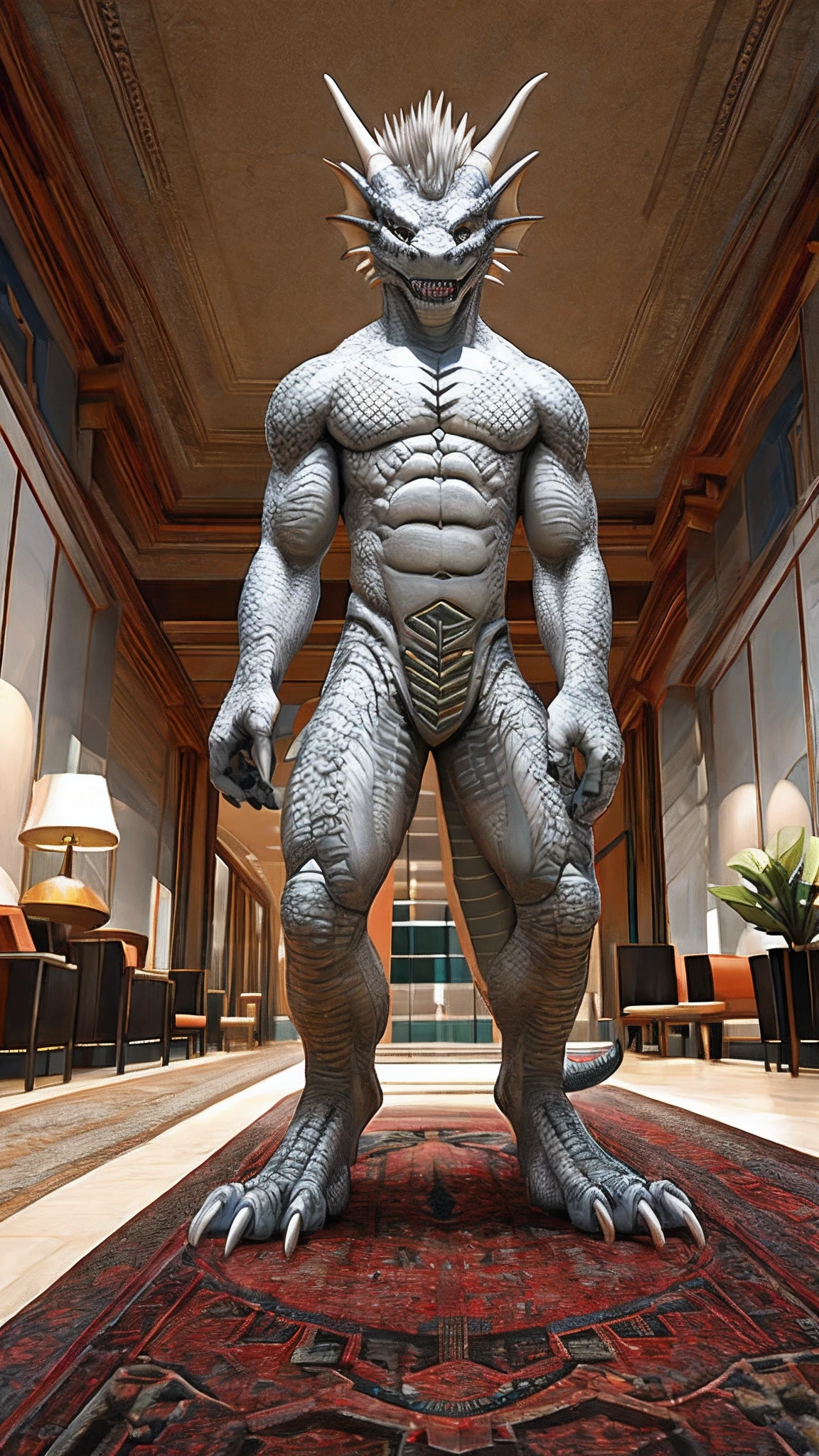 Bionic  dragon，White Dragon，White Hanfu，soles of feet，anthor，Children，Sitting on a bed in the factory，Keep your feet up，HD graphics，Detailed and realistic，high detal，high qulity，photo-realistic，photorealistic eye，Detailed paws，Clear eyes，Masterpiece artwork，Five-fingered hands，top-quality，32k，hyper HD