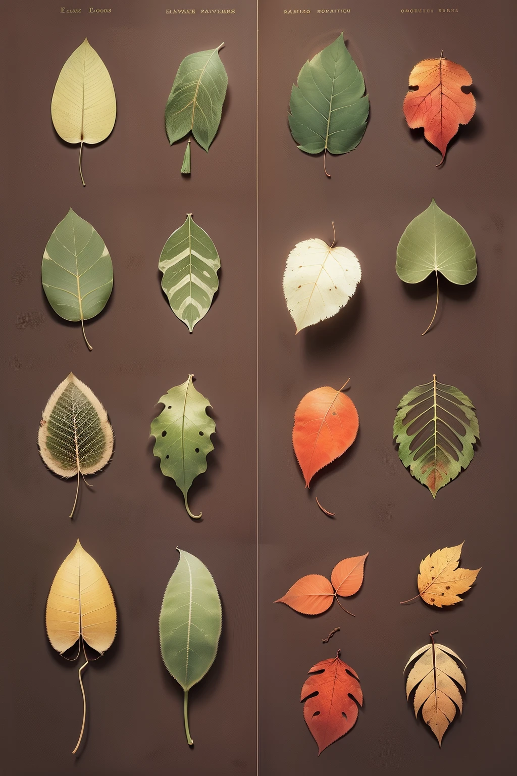 Leaf specimens