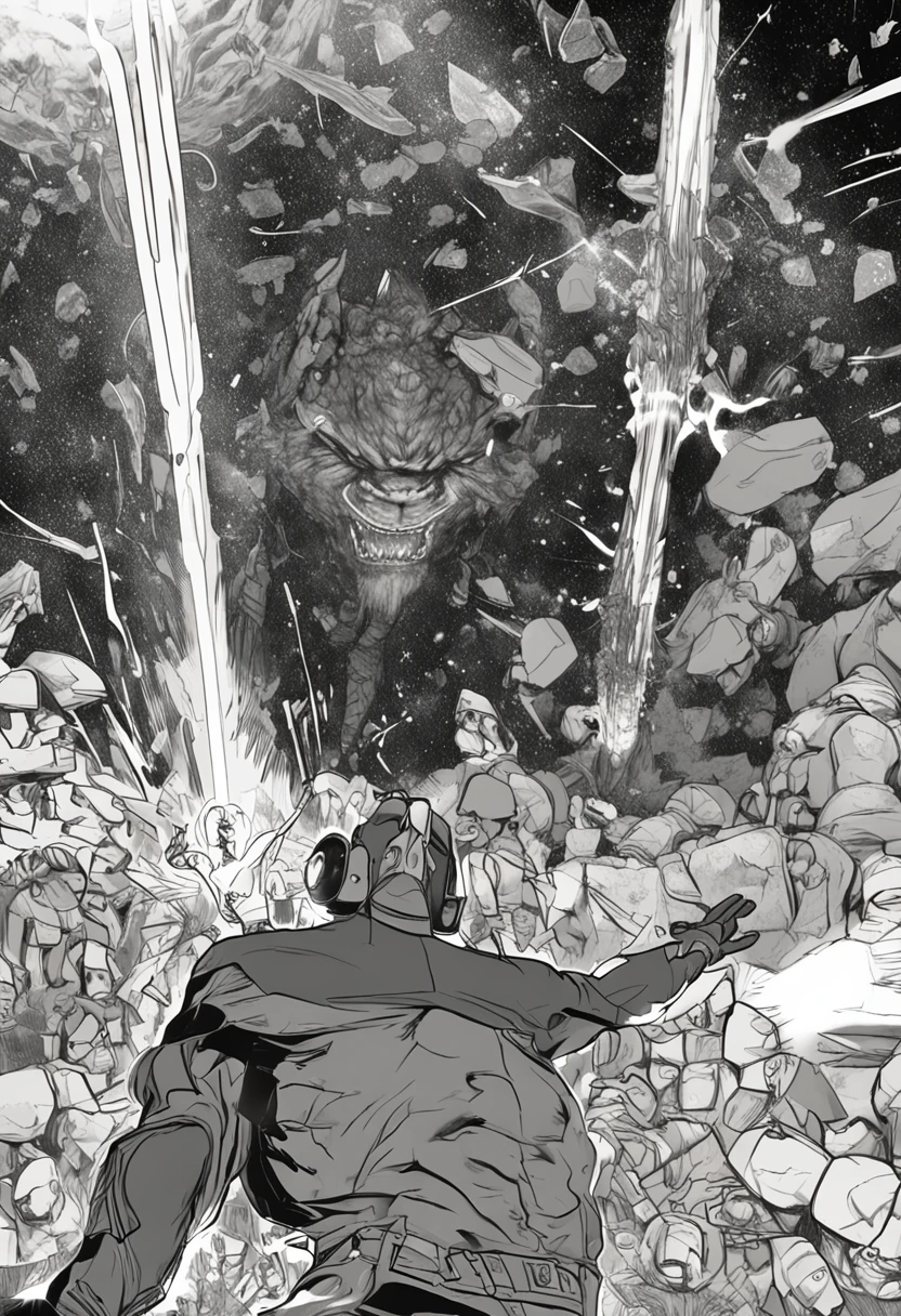 **Chapter 4: The Persecution**
The forest in the parallel dimension was silent, And the tension in the air was palpable. O confronto iminente com Marcus Reynolds e sua equipe do governo global pairava sobre a equipe de cientistas como uma sombra sinistra.
Marcus, com um olhar frio e determinado, estava disposto a fazer qualquer coisa para conseguir a Medalha Ideia. He knew that the relic could be the key to the absolute dominance of quantum technology and the supremacy of his government over the parallel dimensions.
Thomas knew that the only chance to protect the medal was to use the power it conferred responsibly. Ele se concentrou e manifestou uma barreira de energia para proteger sua equipe. Os agentes do governo abriram fogo, mas as balas ricochetearam na barreira.
"You don't understand!" gritou Thomas. "This medal should not be worn without thinking about the consequences. She is destroying this dimension!"
Marcus riu sarcasticamente. "We're not worried about that, Dr. Adams. Apenas entregue a medalha, and we will leave you alone."
The team of scientists was outnumbered, mas eles se recusaram a ceder. Sarah and the others began to use the power of the Idea Medal to create distractions, as illusions and obstacles, na tentativa de deter os agentes do governo.
Enquanto a batalha prosseguia, uma figura misteriosa surgiu das sombras da floresta. Era Elena Kozlov, a renowned scientist who led research in parallel dimensions before mysteriously disappearing. She had discovered the existence of the Idea Medal before Thomas and his team and was determined to protect it.
Elena joined the team of scientists, using your knowledge to reinforce the energy barrier and create even more convincing illusions. Juntos, eles conseguiram afastar os agentes do governo, mas a luta estava longe de terminar.
After the battle, Thomas looked at Elena gratefully. "You are our only hope of understanding the true power and purpose of this medal.