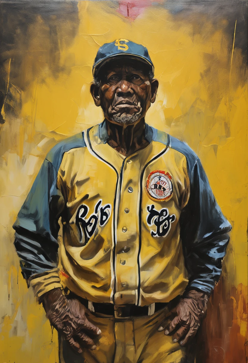 Baseball Player, by Guy Denning, full body, cinematic still, cinemascope, (best quality, masterpiece), very aesthetic, perfect composition, intricate details, ultra-detailed, vivid colors