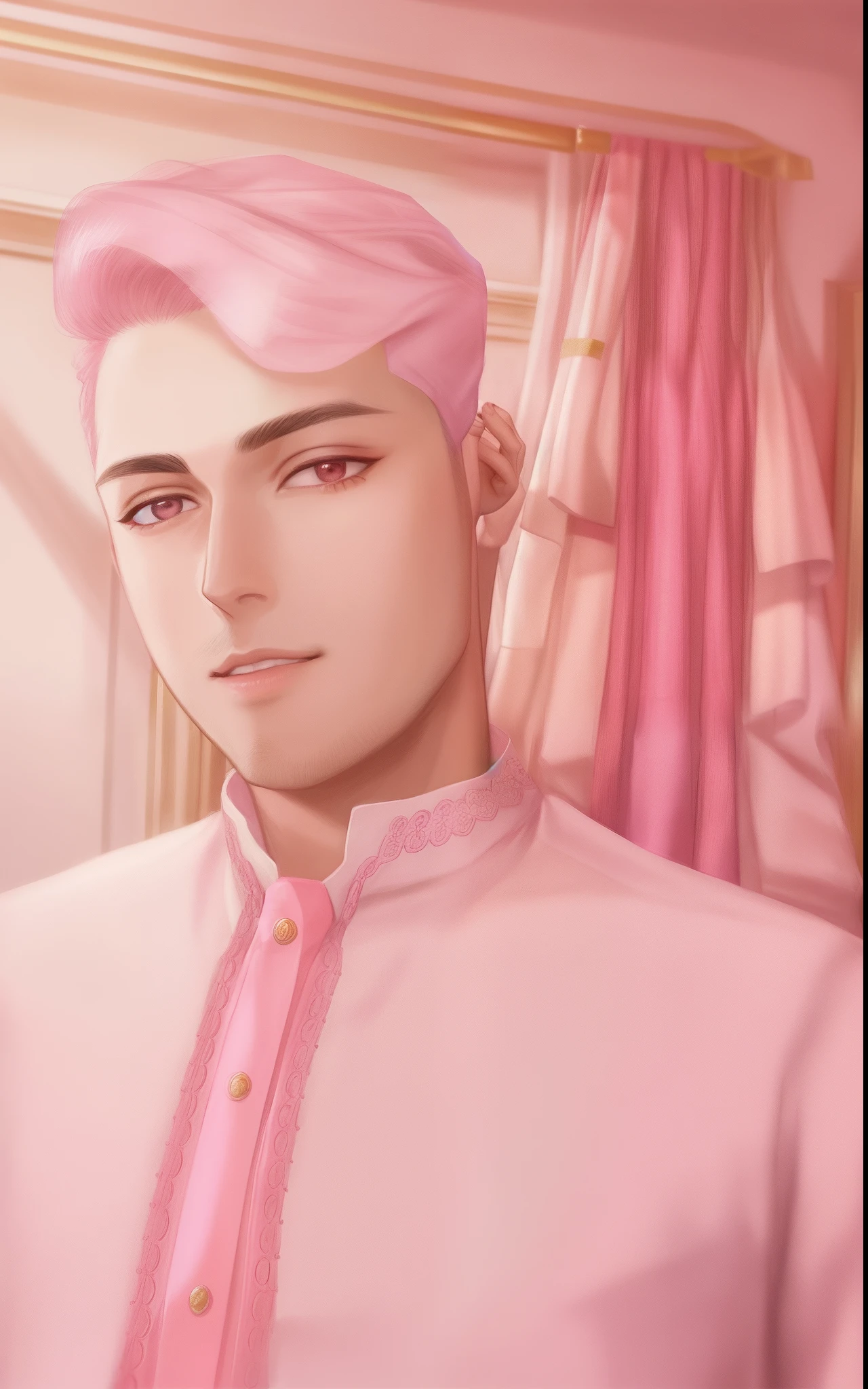 araffe man in a white shirt and a pink tie, wearing a kurta, very very low quality picture, around 1 9 , wearing a silk kurta, khyzyl saleem, without beard, with accurate face, good looking face, riyahd cassiem, assamese aesthetic, inspired by Sudip Roy, with no beard