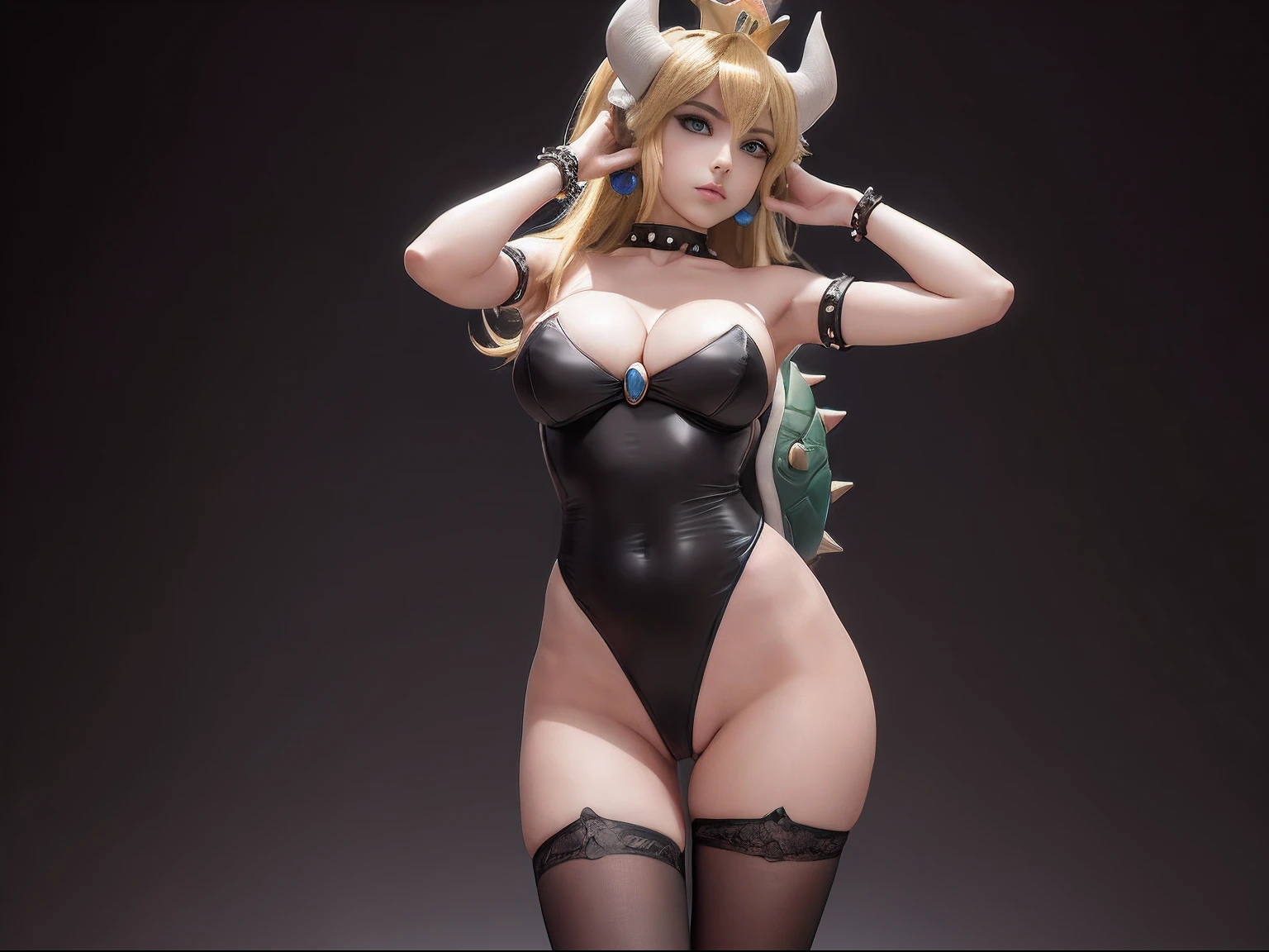 (((bowsette))) ((bowsette)) (((enormes tetas))) 8k,((cuerpo completo))(((Amazing tits)))caliente, hermosa,((Hornie)), 8k, hiperrealista todo como un motor irreal trazado de rayos render ((estilo humano hiperealista)),(((Empty dark background))). hiperrealista todo como un motor irreal trazado de rayos render estilo humano realista ,(((Empty dark background)))., Suavemente iluminado, Intimo exquisito detalle, foco nítido, intrincadamente detallado, rewarded photography, small-catchlight, bajo contraste, alta nitidez, facial-symmetry, profundidad de campo, cinematic background, Renderizado del motor irreal, Imagen central, dream-like, Suavemente iluminado, intimo, imagen de cuerpo completo ,cuerpo completo,((tetona)),((piernas torneadas)) perfect ass ecchi