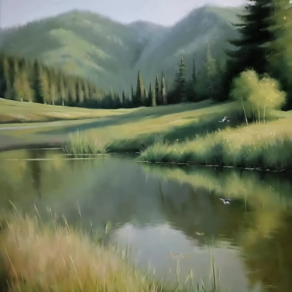 oil painted,great outdoors,scenecy