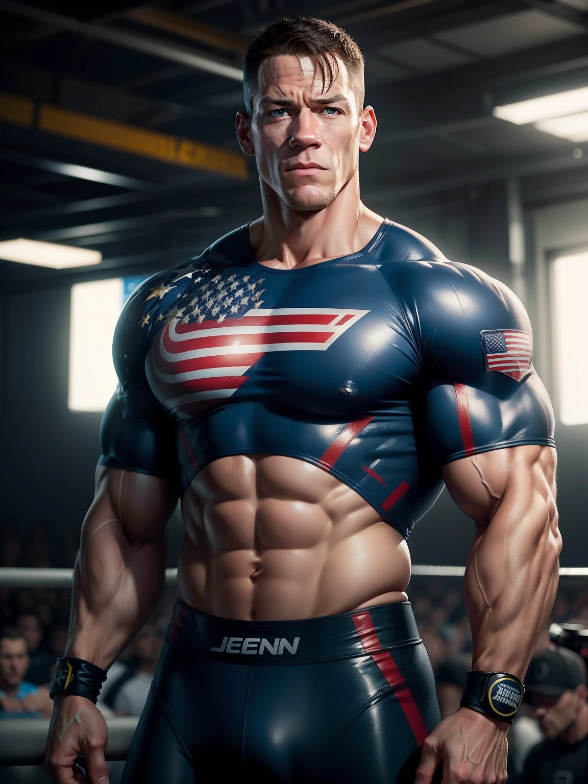 John Cena Wearing caption america realistic hd ultra