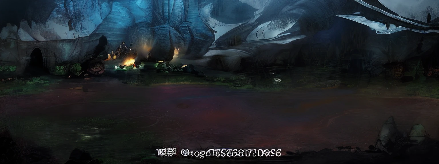 Cartoon scene of a cave with a yin symbol in the middle, 2d game environment design, G Liulian art style, 2 D game art background, Game CG, 3 d stylize scene, painted as a game concept art, rpg game environment asset, video game screenshot>, Cave background, legend of korra setting, Riot game concept art, dungeon background