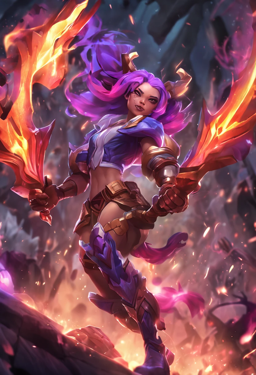 crie uma arte do Proplayer de League of legends, "kami"