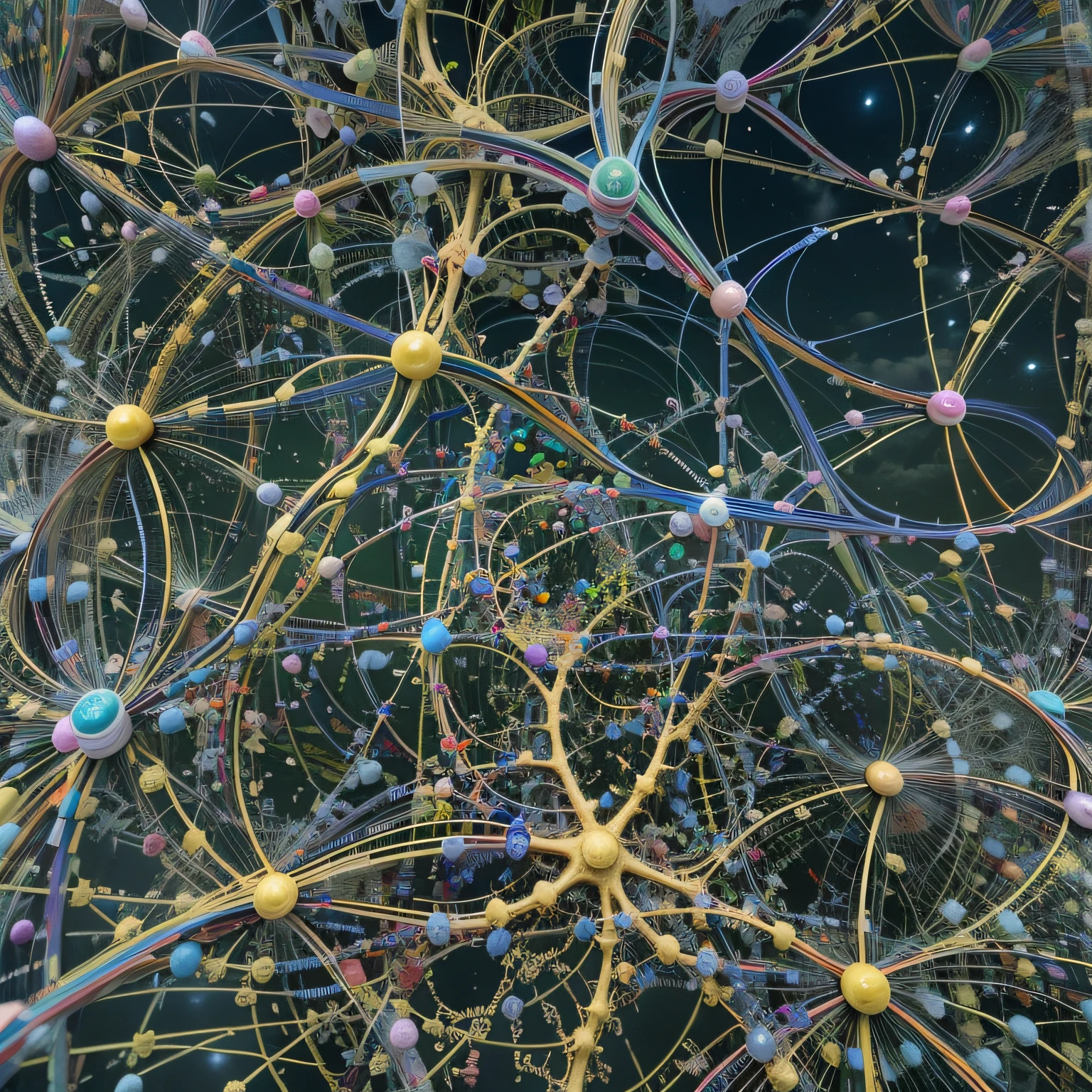 neuron network, earth