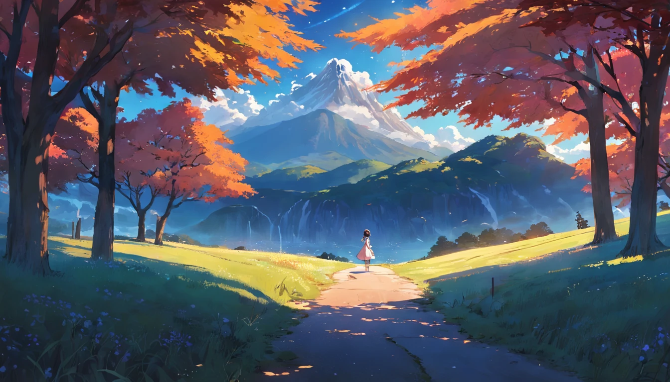 Beautiful Landscapes、Beautiful light source、End of summer