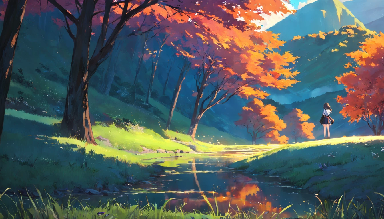 Beautiful Landscapes、Beautiful light source、End of summer