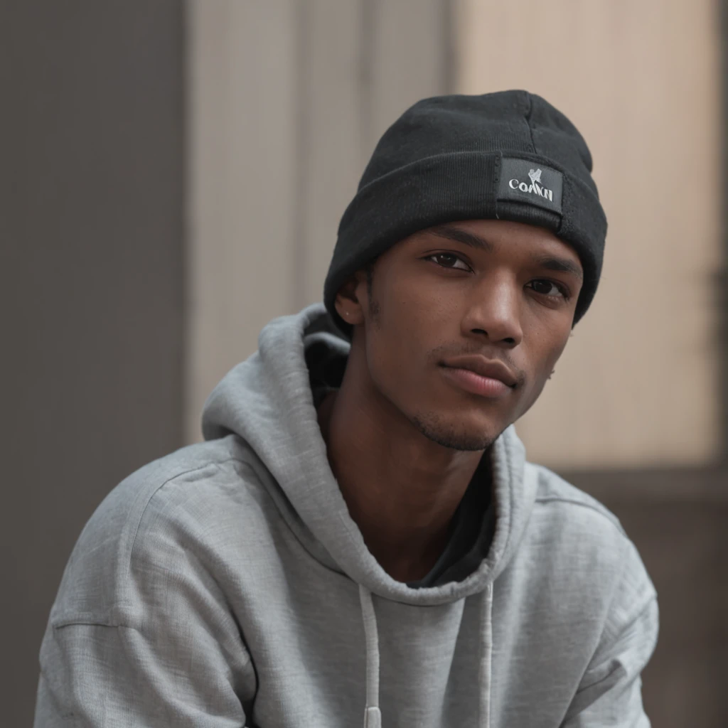 Arafed man sitting on a counter with a bottle of alcohol, Estilo de Seb McKinnon, baggy clothing and hat, Chillhop, hat and hoodie, bladee from drain gang, lo fi, Lil Peep, Mrbeast, Sr. Fera, teddy fresh, No estilo Jordan Grimmer, arte oficial, outlive streetwear collection, Estilo de Jordan Grimmer, Rendering in 3D animation, qualidade em 4k