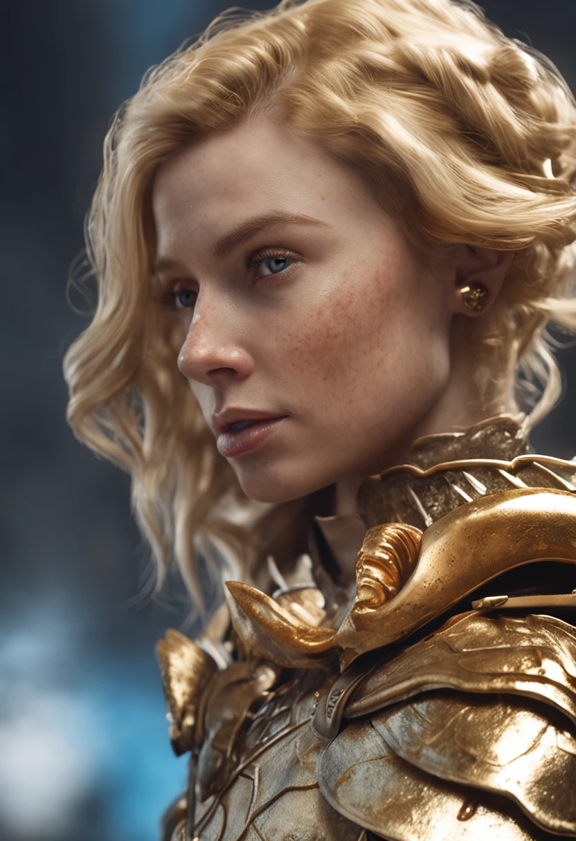 angel, armor gold (masterpiece, best quality, high resolution:1.4), 1girl, angel, skin pores texture, Hair blonde, HD , Photography, movie, cinematic, full Body, Realistic, (8k, RAW photo, best quality, masterpiece:1.2), (realistic, photo-realistic:1.33), best quality, detailed eyes blue, cute,natural lighting, depth of field, film grain, wrinkled skin, sharp, detailed and realistic portrait of a woman ,(freckles:0.5) , outside, wearing a white t shirt, staring at camera, chapped lips, soft natural lighting, portrait photography, magical photography, dramatic lighting, photo realism, ultra-detailed, intimate portrait composition, Leica 50mm,