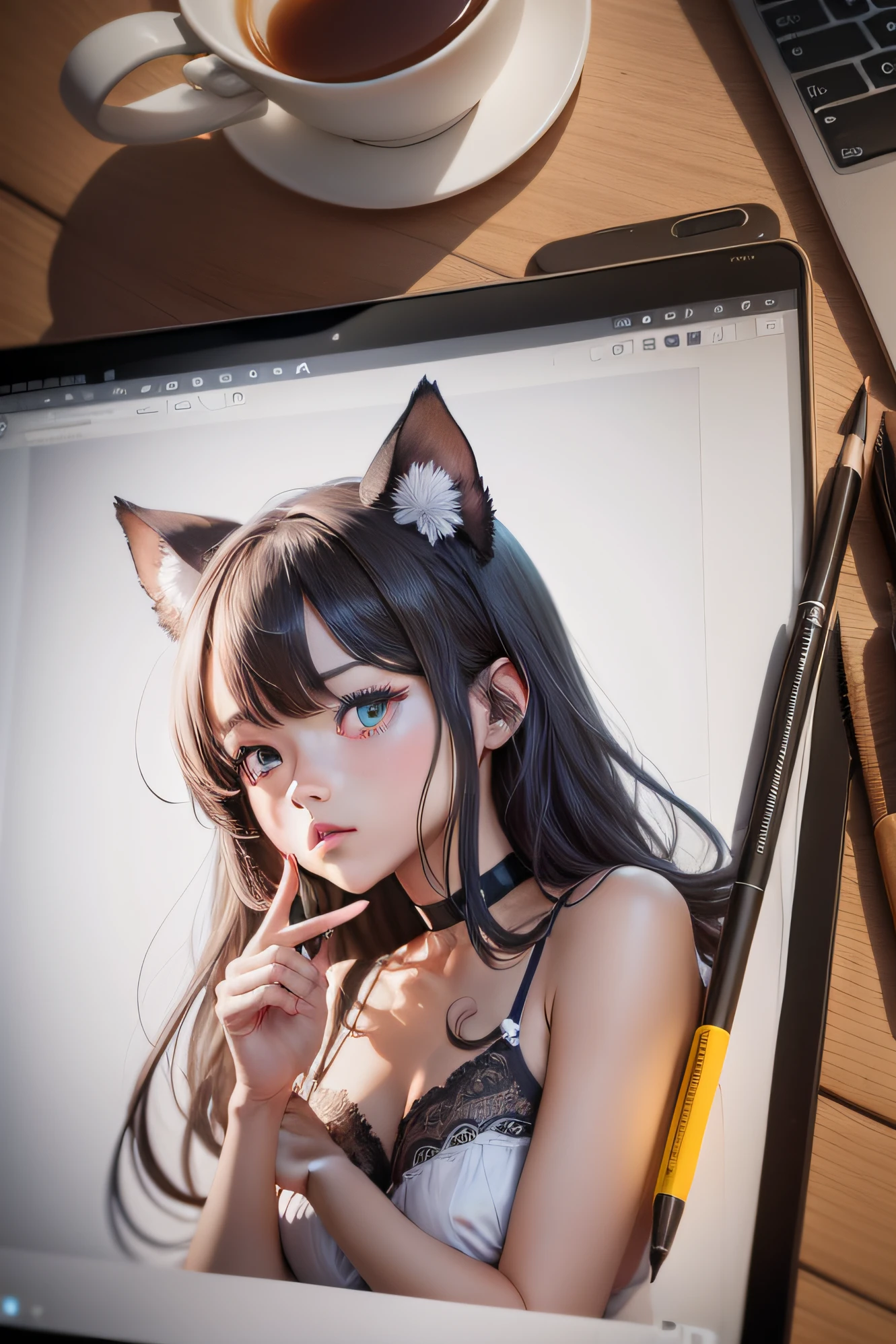 Inspire-se: Before you begin, It's a good idea to look for references and examples of anime you like. This can help you better understand the specific traits and styles you want to incorporate into your own image.
sketchfab: Start with a basic outline of the character or scene you want to create. Focus on the proportions and positions of characters and objects.
Linhas de contorno: Refine sketch strokes with more defined contour lines. Anime tende a ter contornos fortes e expressivos.
Preenchimento de cores: Use vibrant, flat colors to fill areas of your drawing. Anime muitas vezes usa cores simples e saturadas.
Sombreamento e destaques: Add shadows and highlights to give depth and dimension to your drawing. Shading is usually simpler in anime, with flat, defined shadow areas.
Details and expressions: Adicione detalhes aos olhos, boca e outros recursos faciais para dar vida aos seus personagens. Facial expressions are crucial in anime style.
Fundo: Create a background that fits the scene or story you're portraying. It can be a simple landscape or a more complex composition, depending on the situation.
Ending: Revise e refine todos os aspectos do seu desenho. Make sure the lines are clean, The colors are well balanced and the overall composition is nice.
Ferramentas para criar imagens estilo anime:
Software de Desenho: Existem muitos programas de desenho digital que podem ser usados, como Adobe Photoshop, Adobe Illustrator, Clip Studio Paint, Paint Tool SAI e Procreate (para iPad).
Graphics tablet: A graphics tablet is a useful tool for drawing directly on your computer screen, tornando o processo mais natural. Alguns modelos populares incluem a linha Wacom Intuos e a linha Huion Kamvas.
Recursos Online: If you do not have access to advanced design software or hardware, you can also try free online tools like Medibang Paint or FireAlpaca.
Lembre-se de