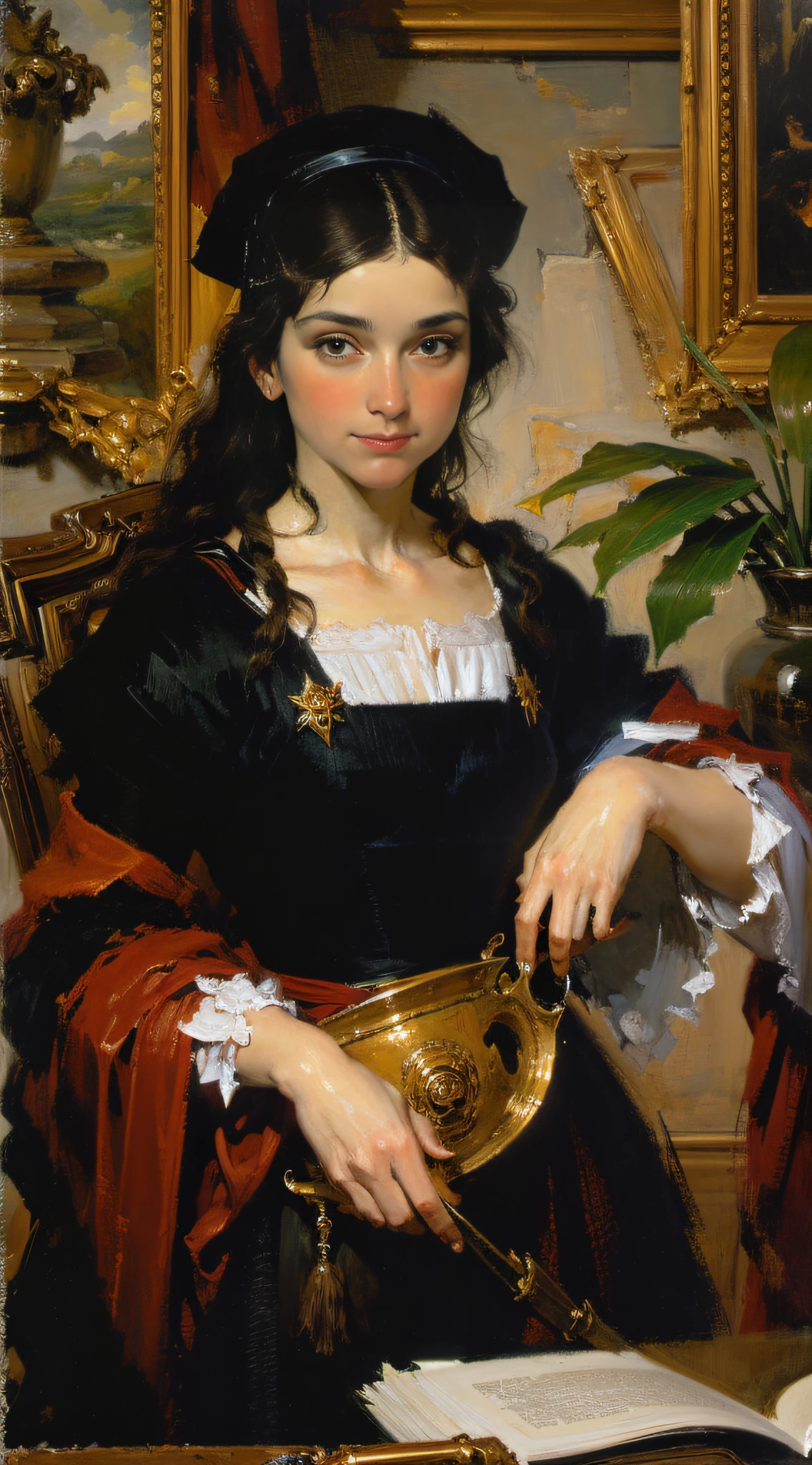 oil painted,acrycle painting,tmasterpiece,Renaissance style,top-quality