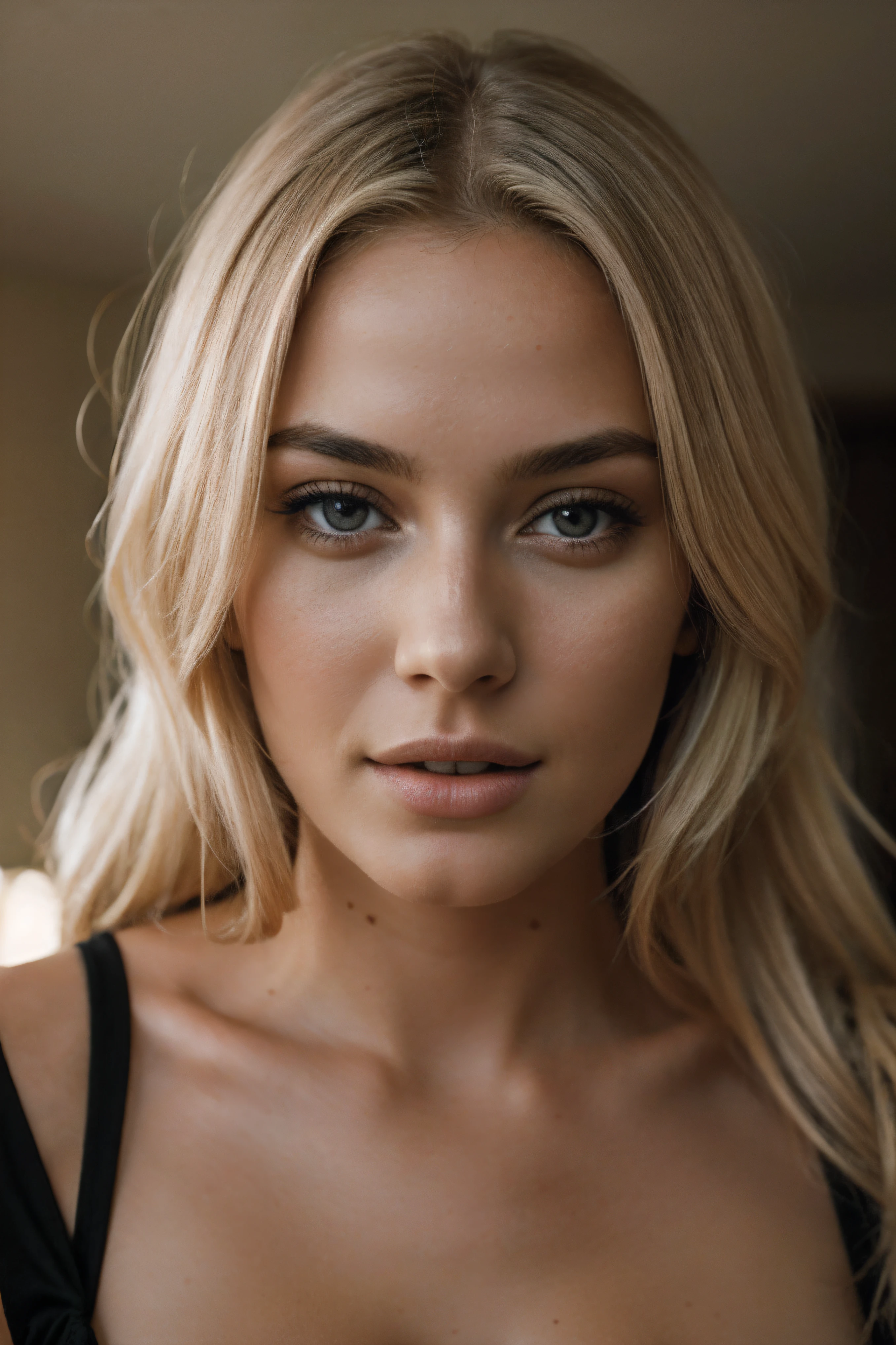 point of view from the camera a beautiful photo of a 19 year model like blonde with mouth wide open , looking at the camera, from the perspective of the man receiving the , intricate, Exquisite details and textures, highly detailed, ultra detailed photograph, warm lighting, 4k, sharp focus, high resolution, detailed skin, detailed eyes, 8k uhd, dslr, high quality, film grain, Fujifilm XT3