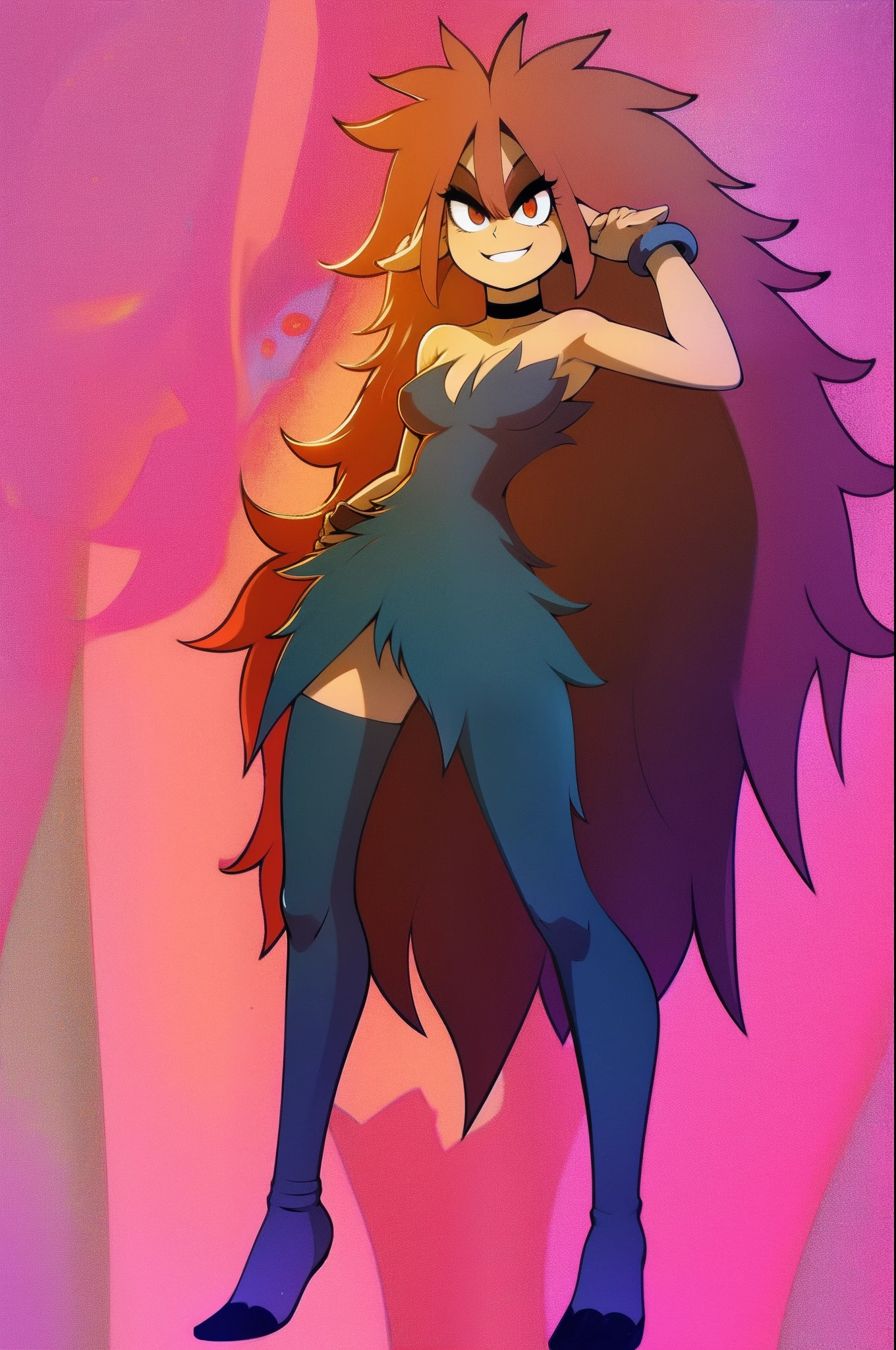 yagiko, standing, full body, medium breast