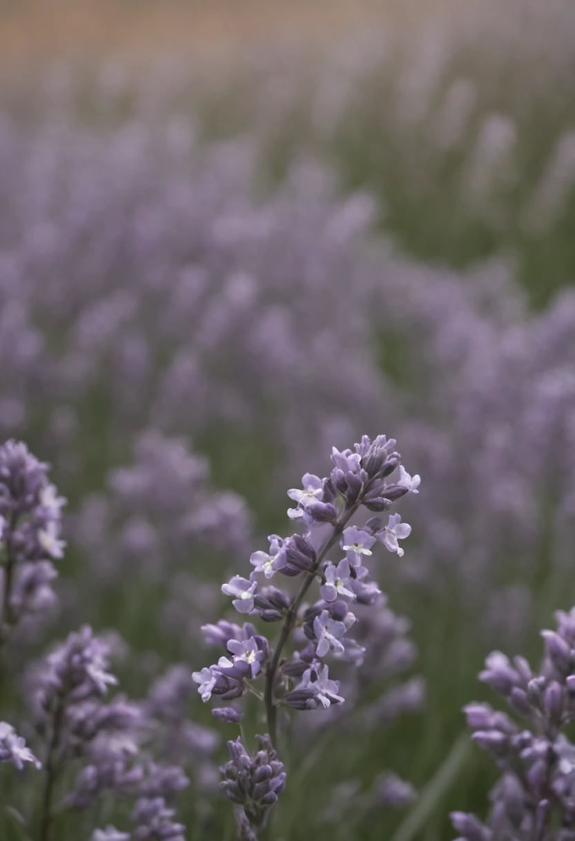 A7R5，Sony 851.4 lenses，Photograph the flowers，Macro，lavender，There are water droplets on lavender，4K，超高分辨率