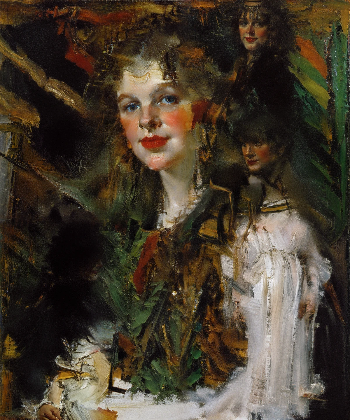 sportrait,Beautiful, oil on the canvas, romanticism lain