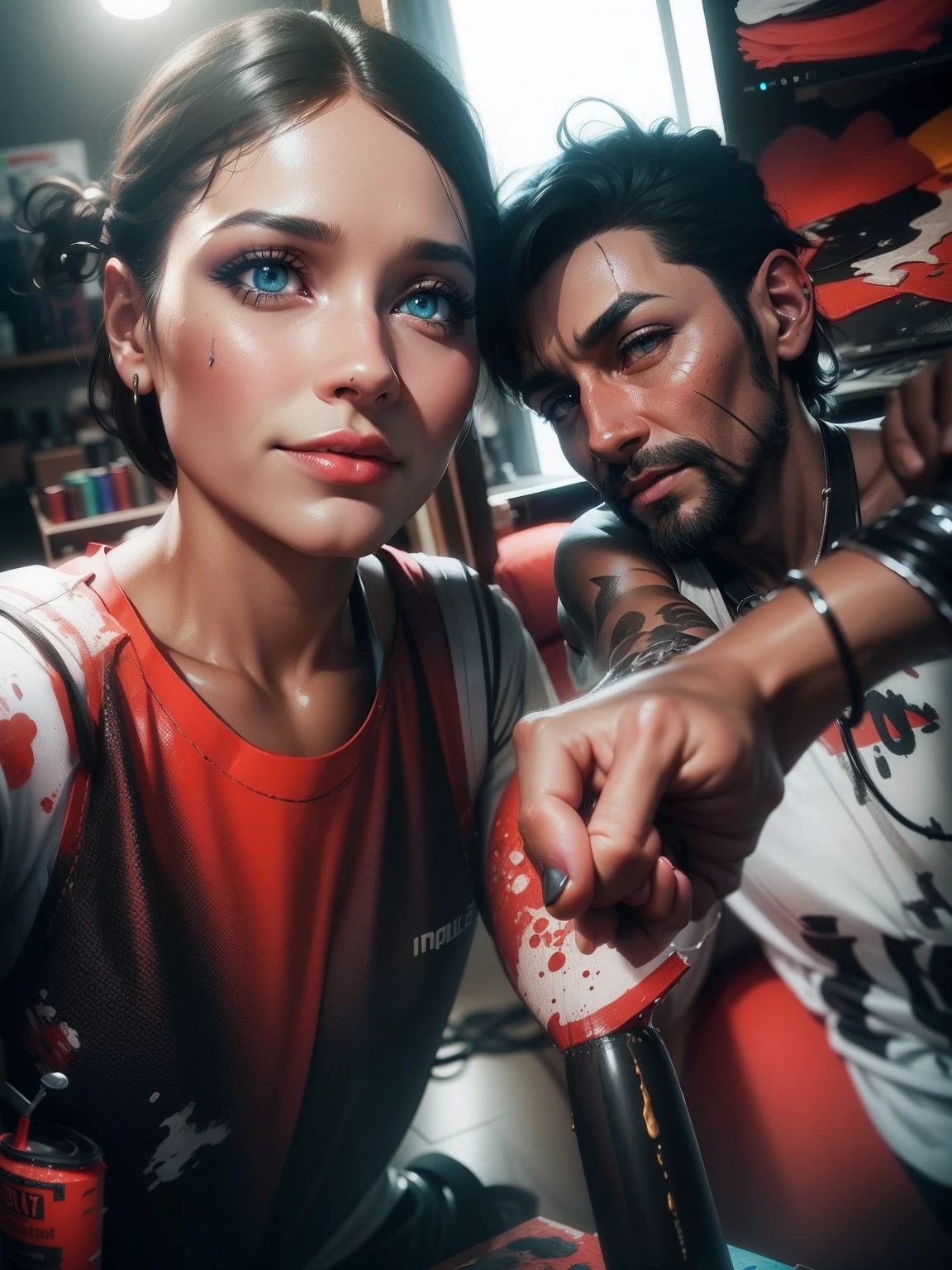 3d paint and realistic