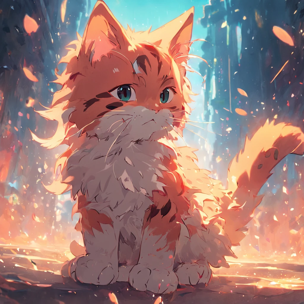 Cute and bright kitten,cute little