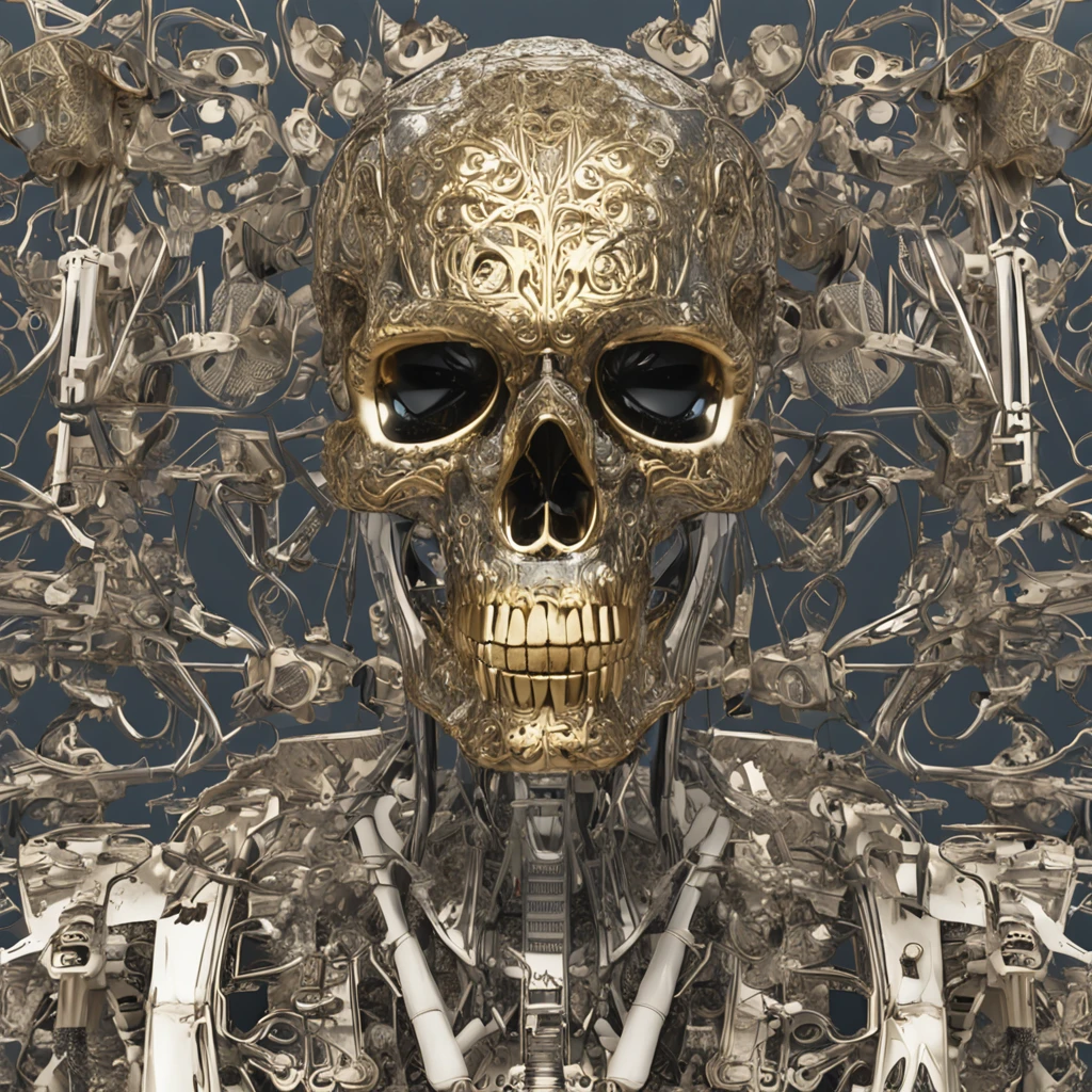 Skeleton rust wind,Wear thick gold-framed reflective sunglasses,32K(tmasterpiece,k hd,hyper HD,32K)Light chrysanthemum flowing hair,Silver skull jewelry area in the cave,Indigo Skull King ,ice ??????(The skeleton is realistic:1.4),Skull pattern robe,Silver skull light blue ornament,Petals flutter,The background of autumn is pure,Hold your head high,Be proud,The nostrils look at people, A high resolution, the detail, RAW photogr, Sharp Re, Nikon D850 Film Stock Photo by Jefferies Lee 4 Kodak Portra 400 Camera F1.6 shots, Rich colors, ultra-realistic vivid textures, Dramatic lighting, Unreal Engine Art Station Trend, cinestir 800,Hold your head high,Be proud,The nostrils look at people,Tsundere,Petals flutter,Petals flutter,Sprinkle with gold dust,Fluttering,Impeccable,( reasonable design, Clear lines, High sharpness,Best quality, Very detailed skeleton, The skeleton of a masterpiece, offcial art, movie light effect, 16K skeleton(((Wear thick gold-framed reflective sunglasses)))