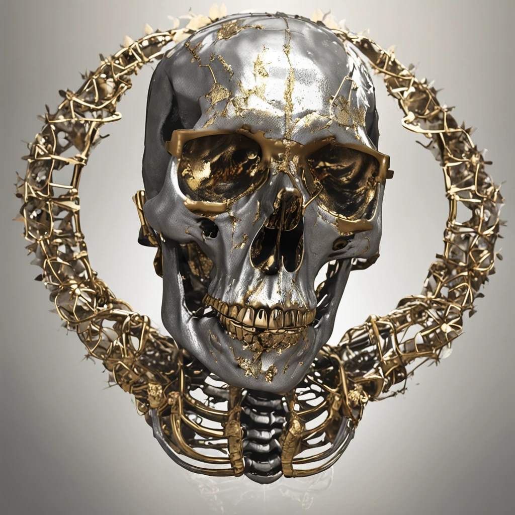 Skeleton rust wind，Wear thick gold-framed reflective sunglasses，32K（tmasterpiece，k hd，hyper HD，32K）Light chrysanthemum flowing hair，Silver skull jewelry area in the cave，Indigo Skull King ，ice hockey（The skeleton is realistic：1.4），Skull pattern robe，Silver skull light blue ornament，Petals flutter，The background of autumn is pure，Hold your head high，Be proud，The nostrils look at people， A high resolution， the detail， RAW photogr， Sharp Re， Nikon D850 Film Stock Photo by Jefferies Lee 4 Kodak Portra 400 Camera F1.6 shots, Rich colors, ultra-realistic vivid textures, Dramatic lighting, Unreal Engine Art Station Trend, cinestir 800，Hold your head high，Be proud，The nostrils look at people，Tsundere，Petals flutter，Petals flutter，Sprinkle with gold dust，Fluttering，Impeccable，( reasonable design, Clear lines, High sharpness,Best quality, Very detailed skeleton, The skeleton of a masterpiece, offcial art, movie light effect, 16K skeleton（（（Wear thick gold-framed reflective sunglasses）））