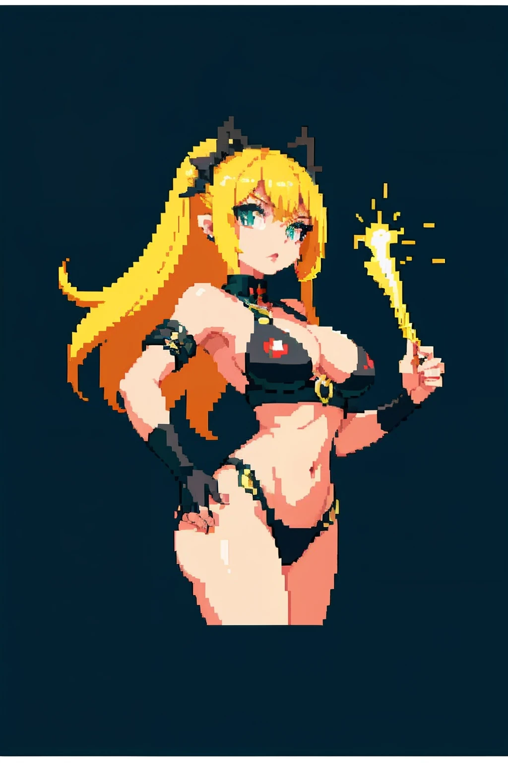 (obra-prima, qualidade superior, melhor qualidade), pixel, pixel art, 1girl, seios grandes,hentai