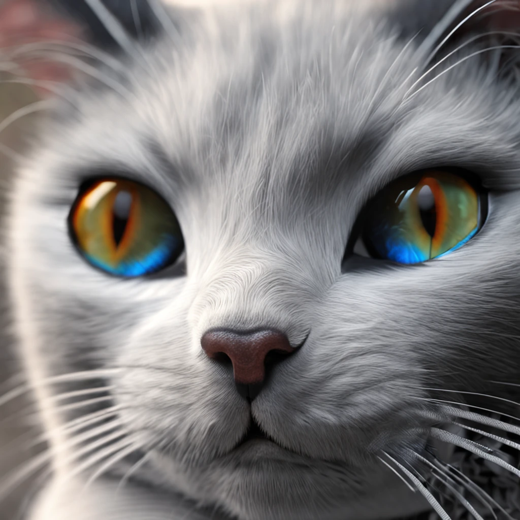 ((beste-Qualit, 8K, tmasterpiece :1.3)), photo-realistic, Black cat with blue eyes (detailed wool)