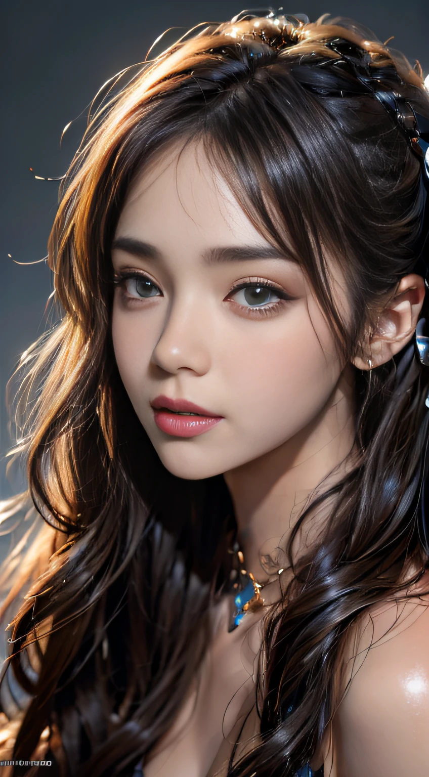 Cool illustrations inspired by NFT art、Brighten the background、Fantastical、hiquality,Ultra-detailed face, Detailed eyes, Shiny skin, Glossy lips ,