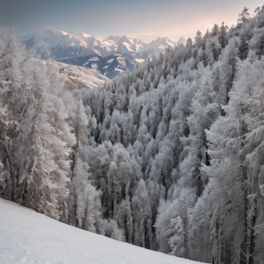 Scenery on snowy mountains，Very impressive，Realiy，suns